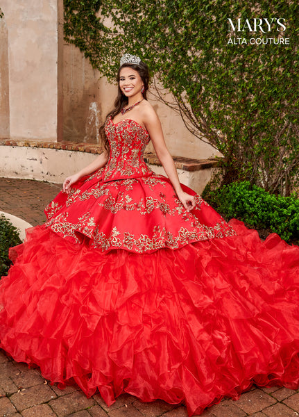 2021 Light Gold Embroidered Beaded Red Satin Red Ballgown Wedding Dress  With Skirt And B Layer Details Perfect For Parties And Graduations From  Lovemydress, $81.59 | DHgate.Com